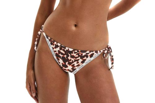 Calvin Klein String Side Tie Bikini-Print Μαγιό Σλιπ (KW0KW01862 0HE)